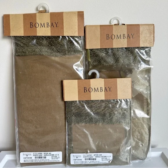 Beautiful Gift Bags Sheer Lace Beaded set of 3 - Picture 4 of 14